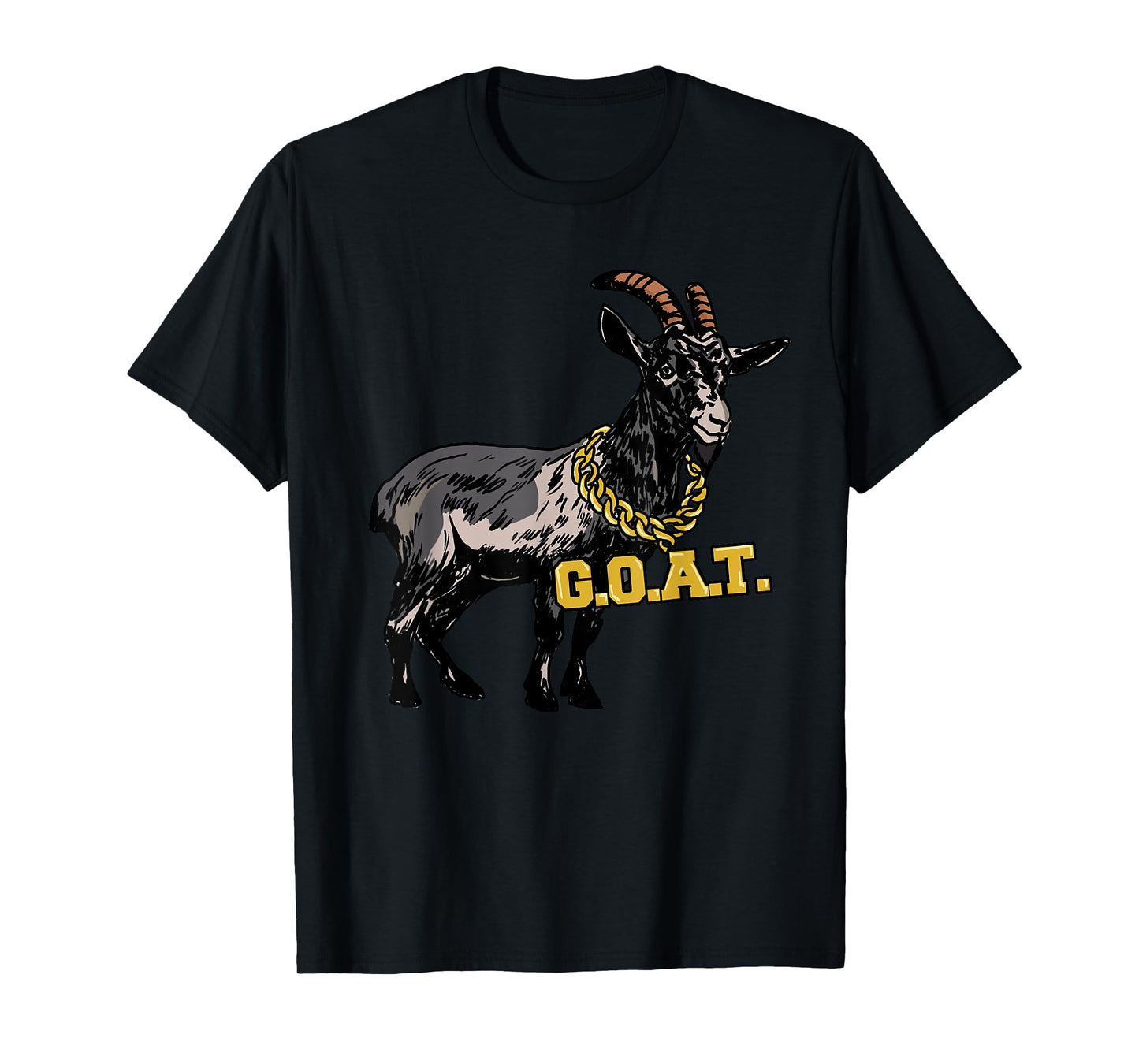 Goat with G.O.A.T. Chain T-Shirt