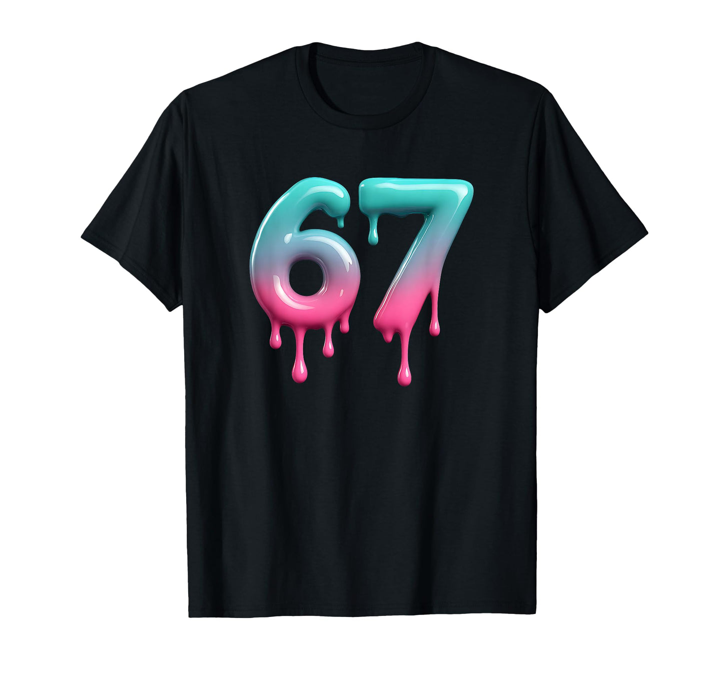 Six Seven 67 Meme for Gen Alpha Kids and Adults 6 7 T-Shirt