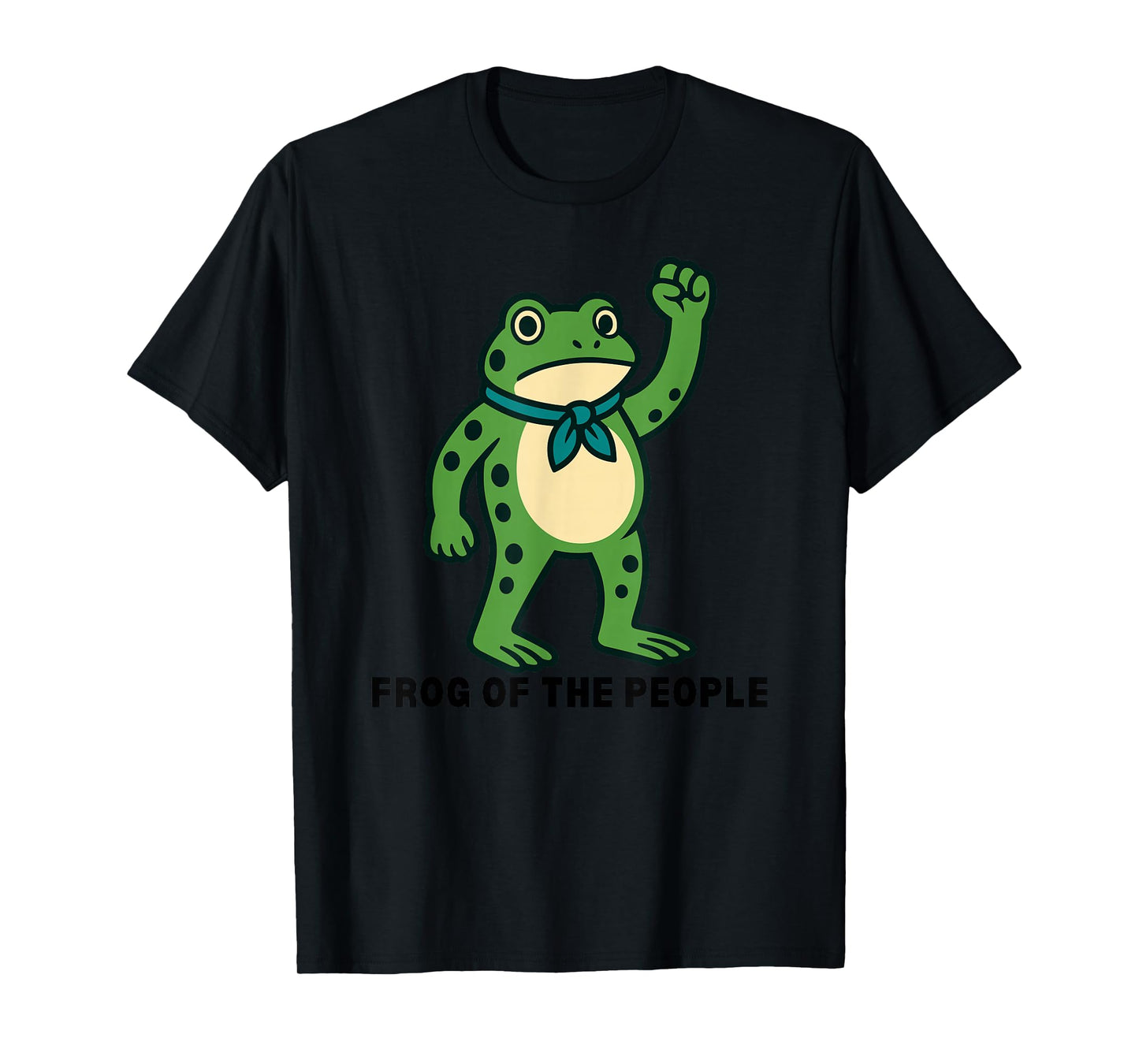 Frog of The People Protest Resistance Fist Portland Frog T-Shirt