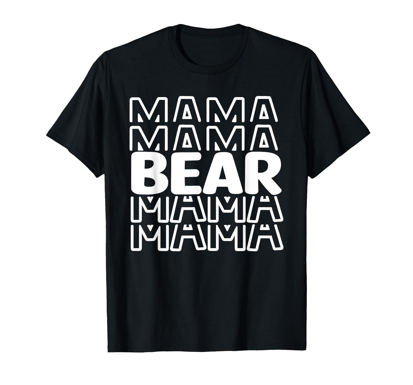 Bear Mama Mascot Team School Sports Cheer T-Shirt T-Shirt