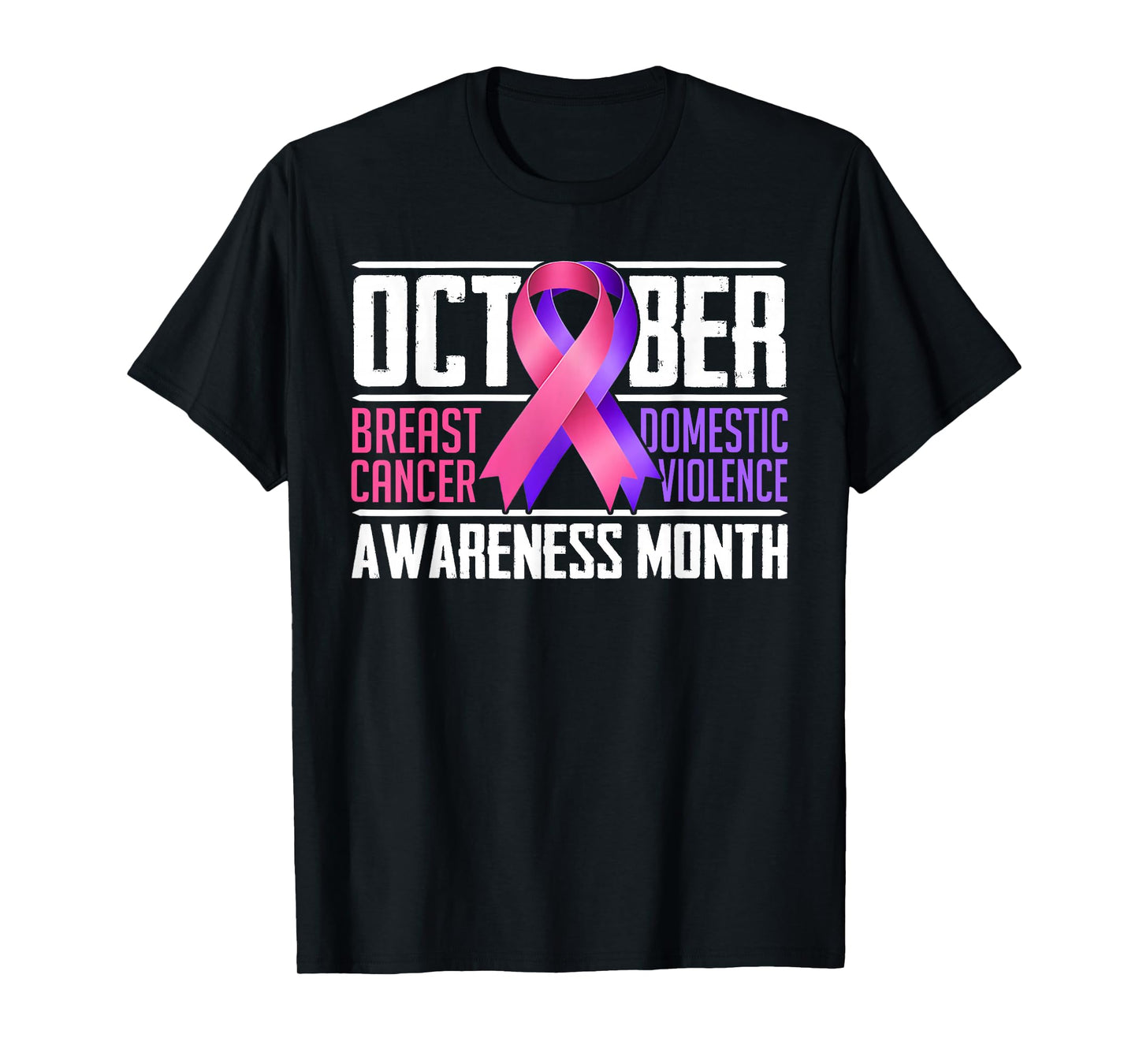 Breast Cancer and Domestic Violence Awareness Month T-Shirt