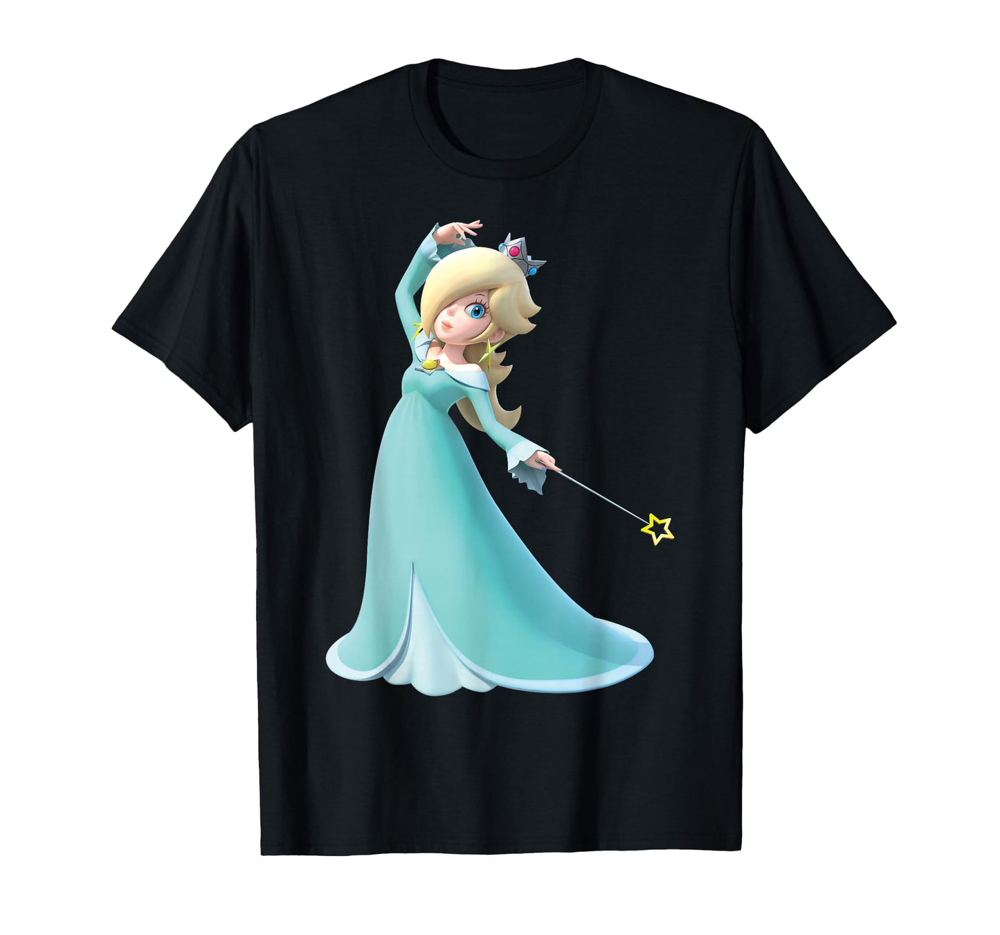 Super Mario Vintage Rosalina 3D Nintendo Poster T-Shirt