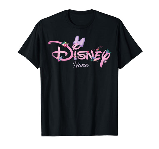 Disney Nana Minnie Mouse Logo Family Trip Mother’s Day Gift T-Shirt