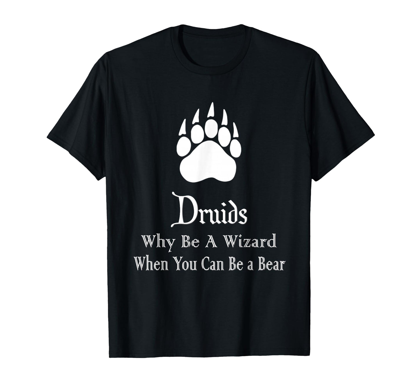 Druids Why Be A Wizard When You Can Be A Bear T-Shirt