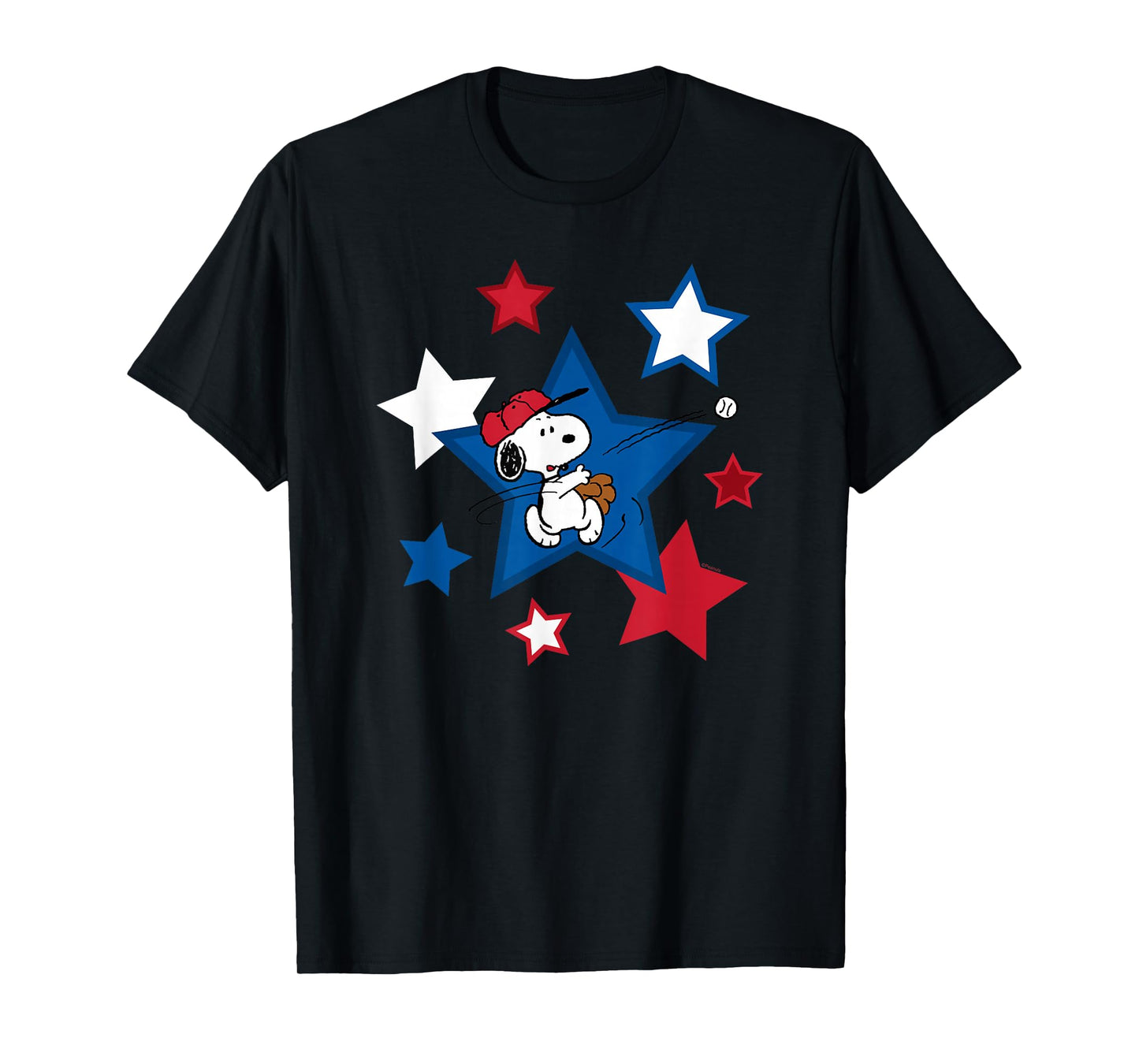 Peanuts Snoopy Baseball Stars T-Shirt