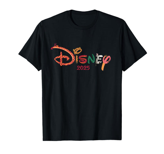Disney Animal Shape Logo Family Trip Matching Vacation 2025 T-Shirt
