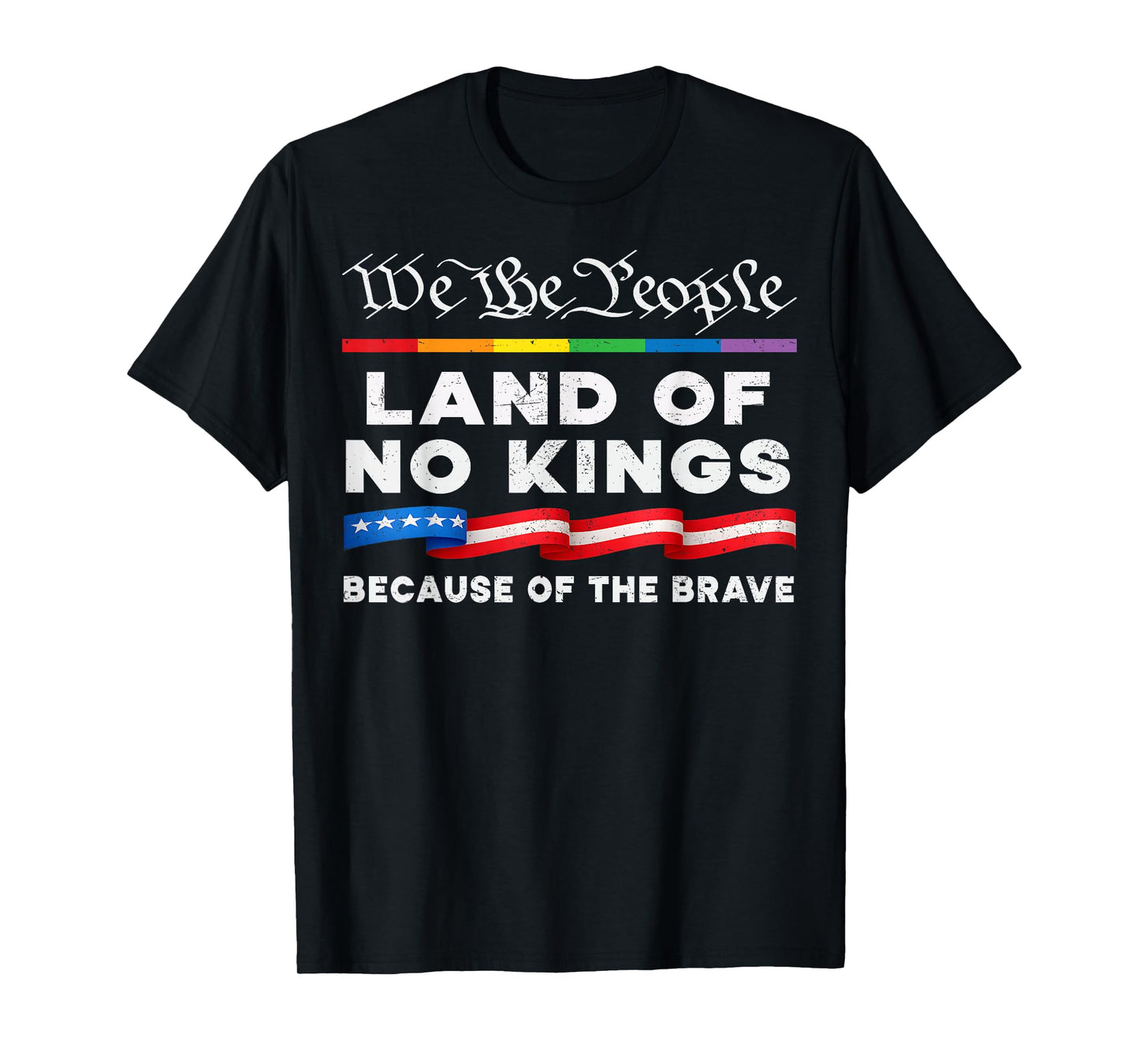 No Kings Shirt America Vintage Flag No Kings Day T-Shirt