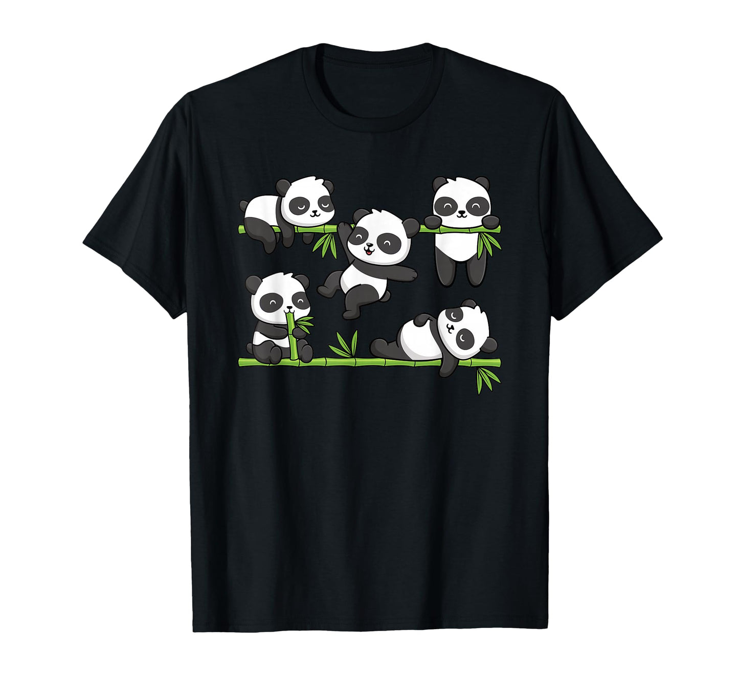 Cute Kawaii Panda Bear Panda Lover Men Women Kids T-Shirt