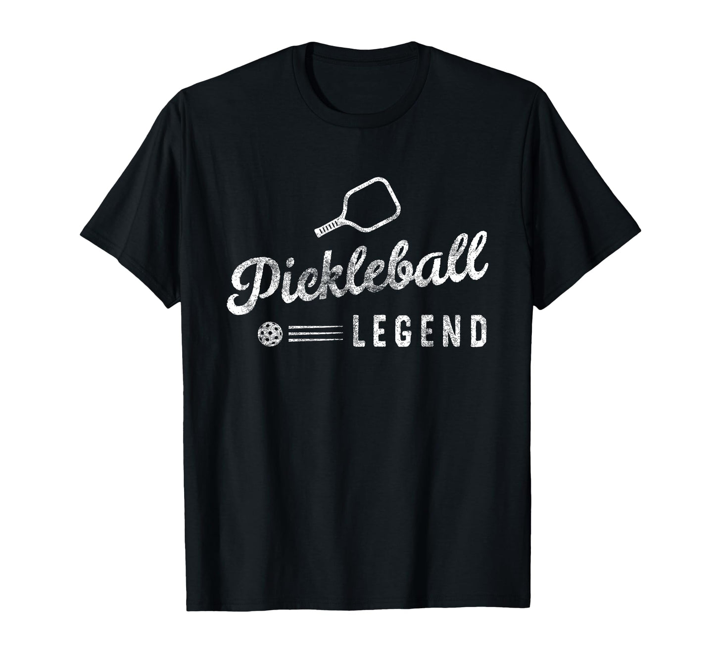 Paddle Pickleball Legend Funny Pickleball Player Vintage T-Shirt