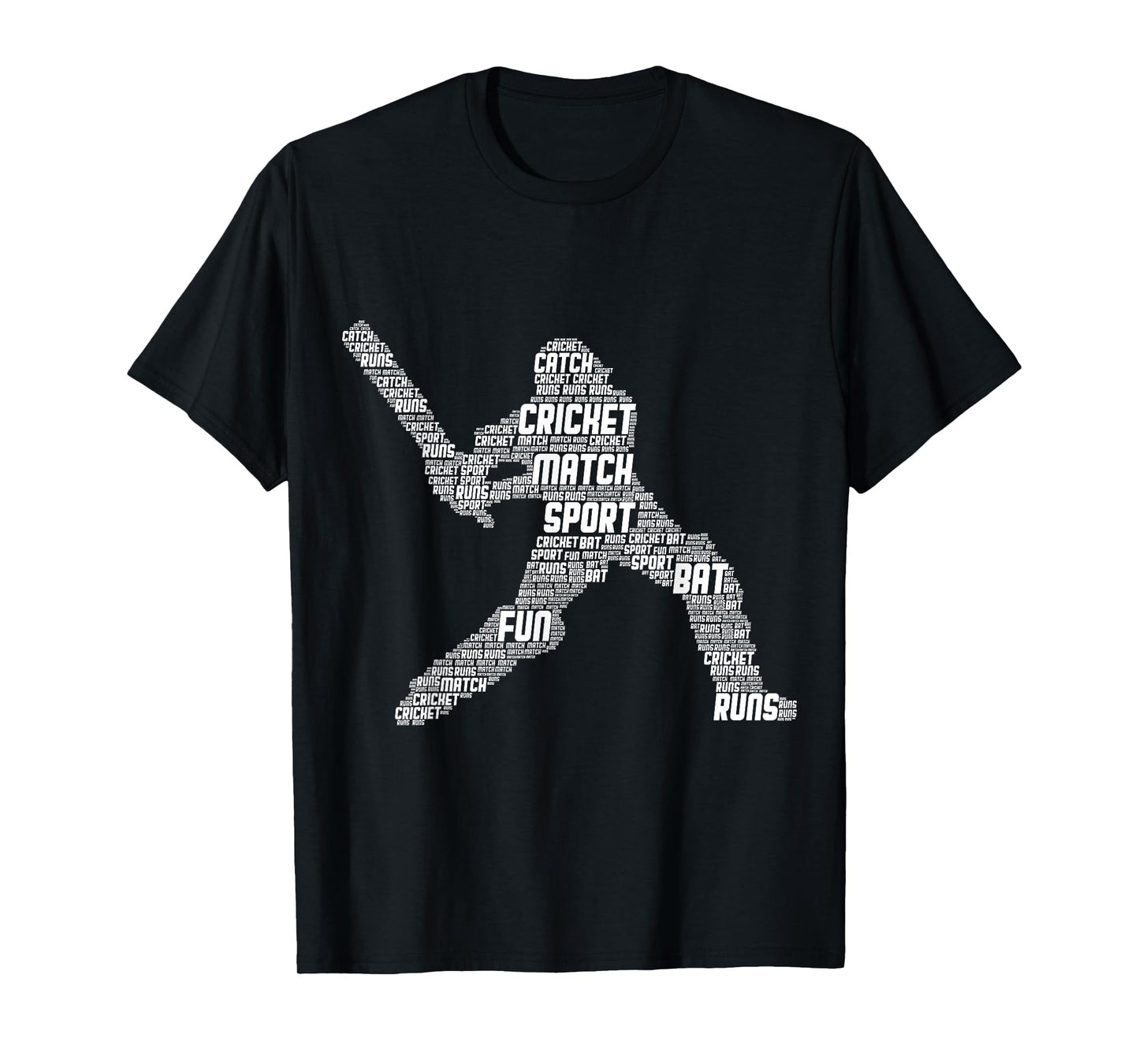 Cricket Player Men Youth Boys Kids T-Shirt
