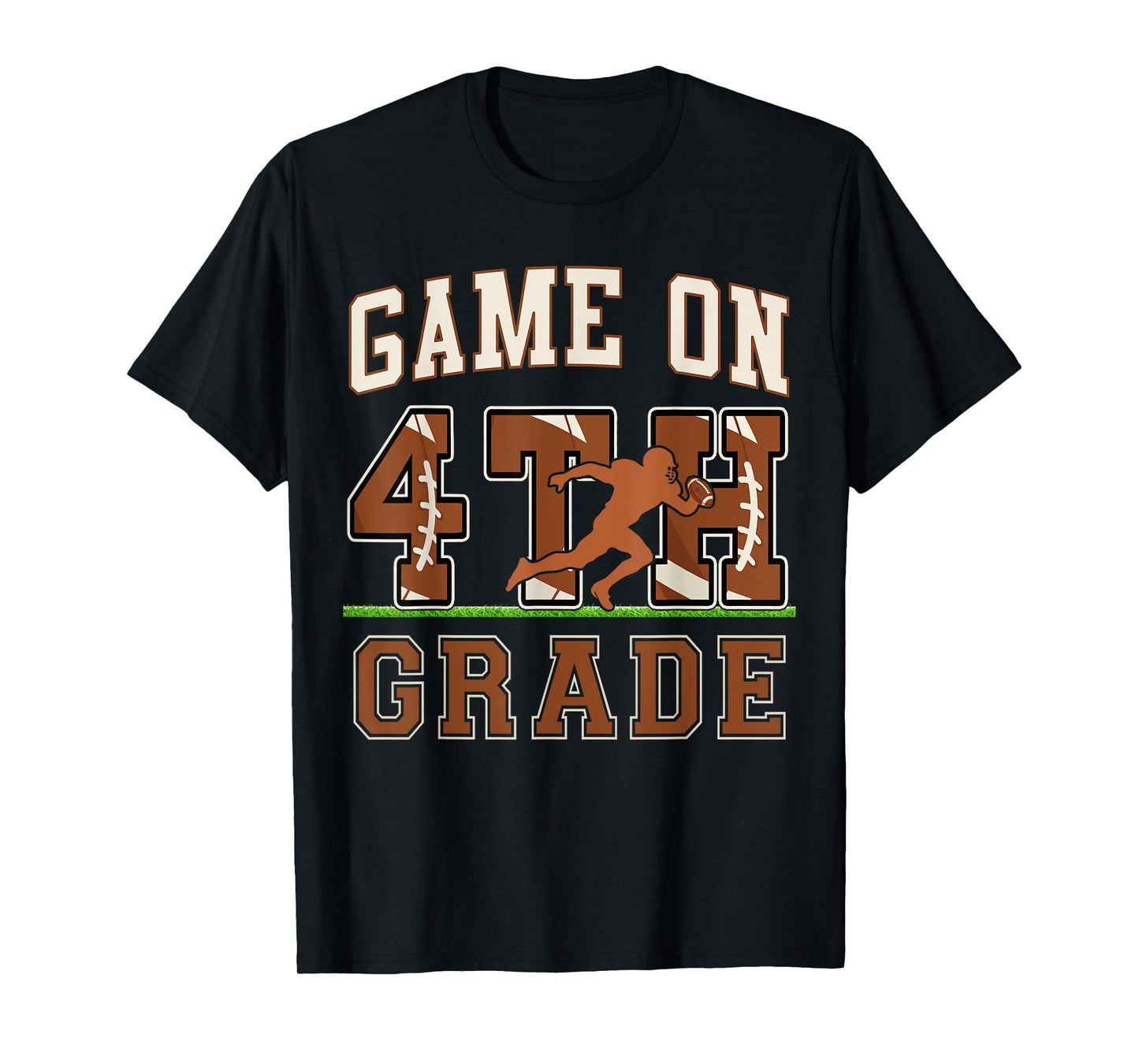 First Day of 4th Grade Boys Football Game On Fourth Grade T-Shirt
