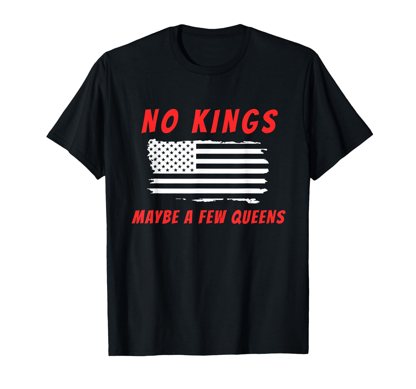 Funny No Kings Anti-Republican Support Trans Rights Humor T-Shirt