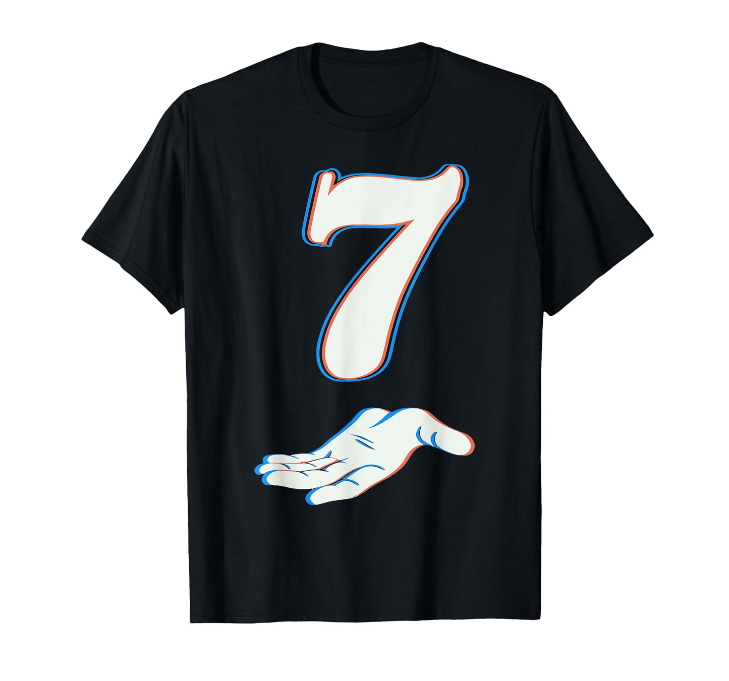 Number 7 Matching 67 Six Seven Meme Couple Halloween Costume T-Shirt