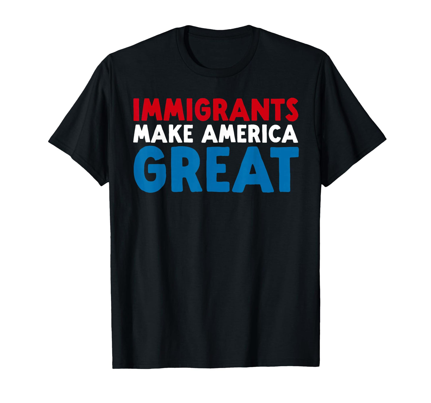 Immigrants Make America Great - No Kings Protest Tee T-Shirt
