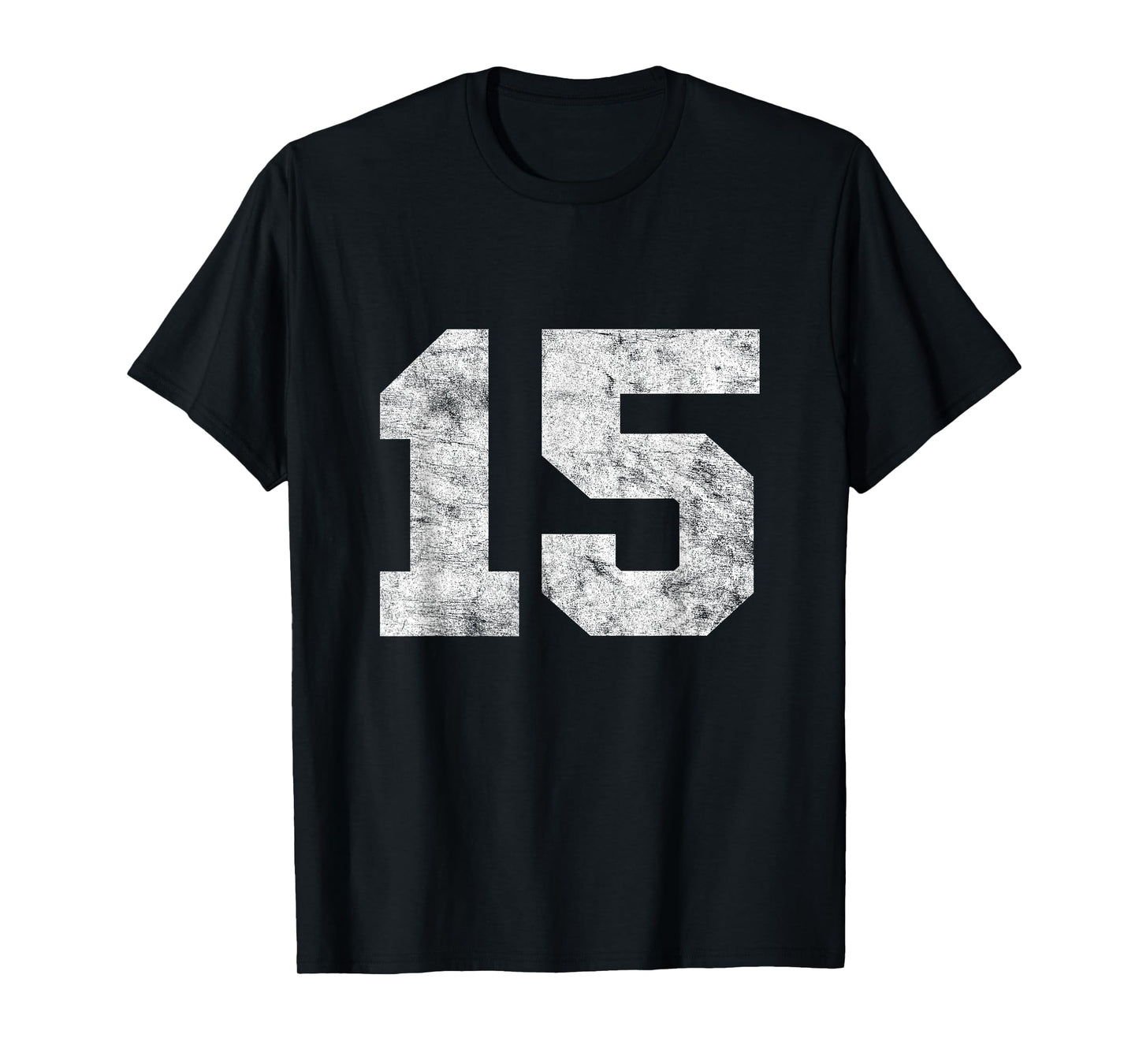 Vintage Lucky Number 15 Birthday Sports Player Team Athlete T-Shirt