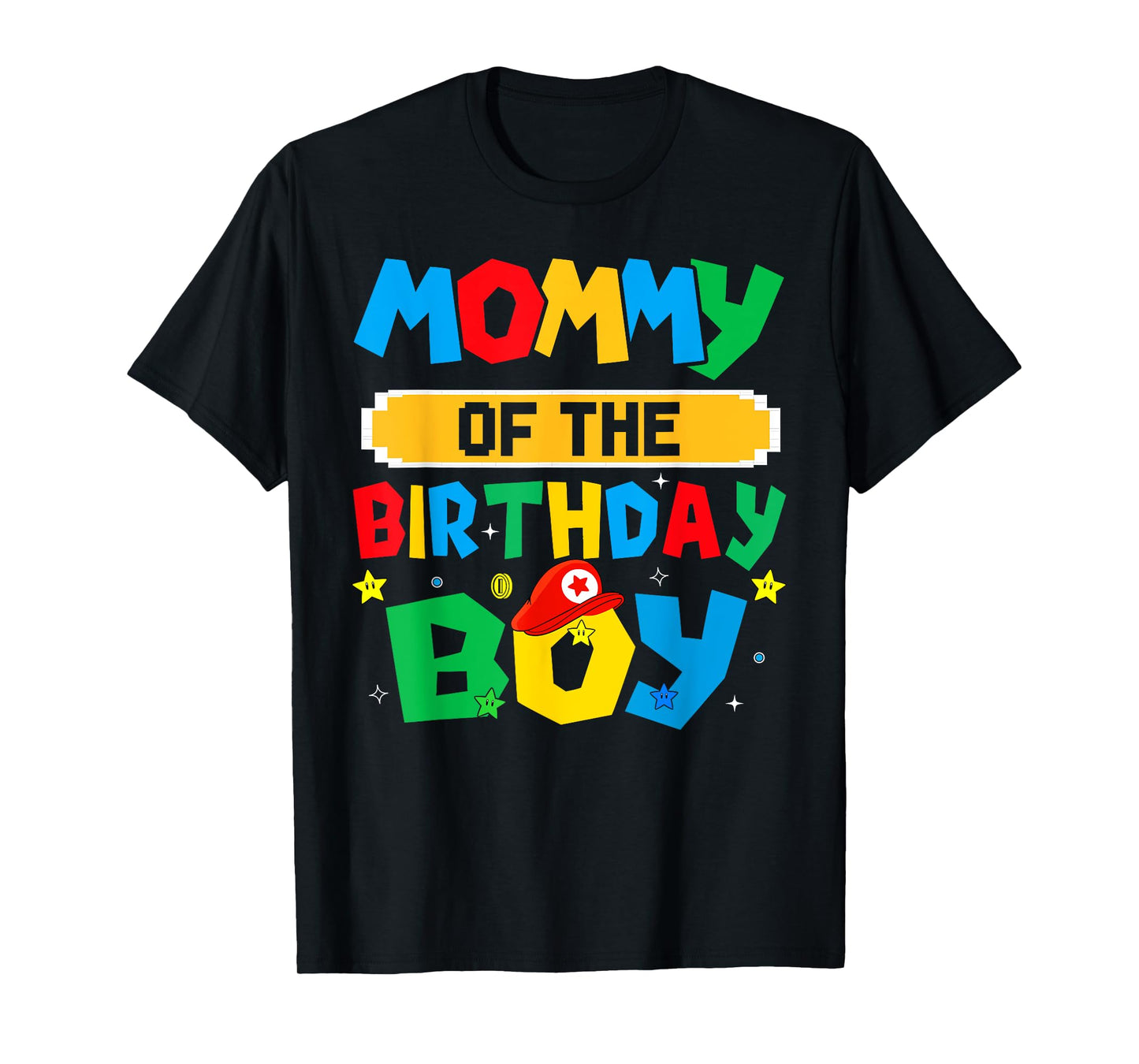 Mommy Of The Birthday Boy Game Video Gaming Matching Family T-Shirt