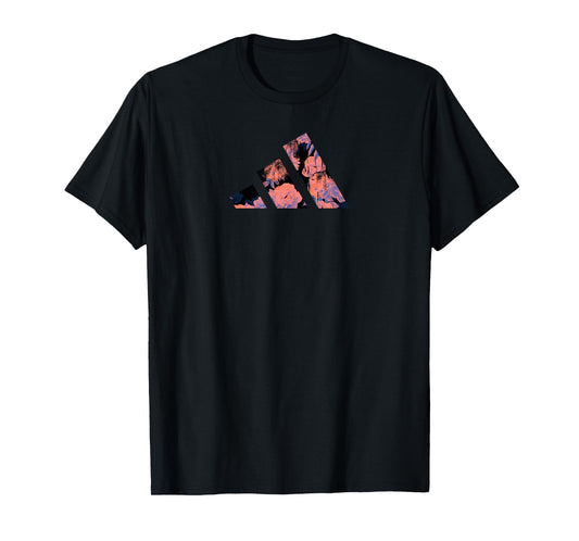 adidas Badge of Sport Three Bar Floral Graphic T-Shirt