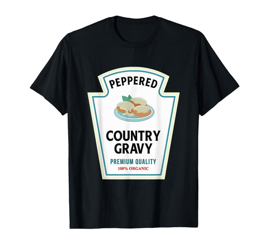 Cute Group Condiments Family Halloween Costume Country Gravy T-Shirt