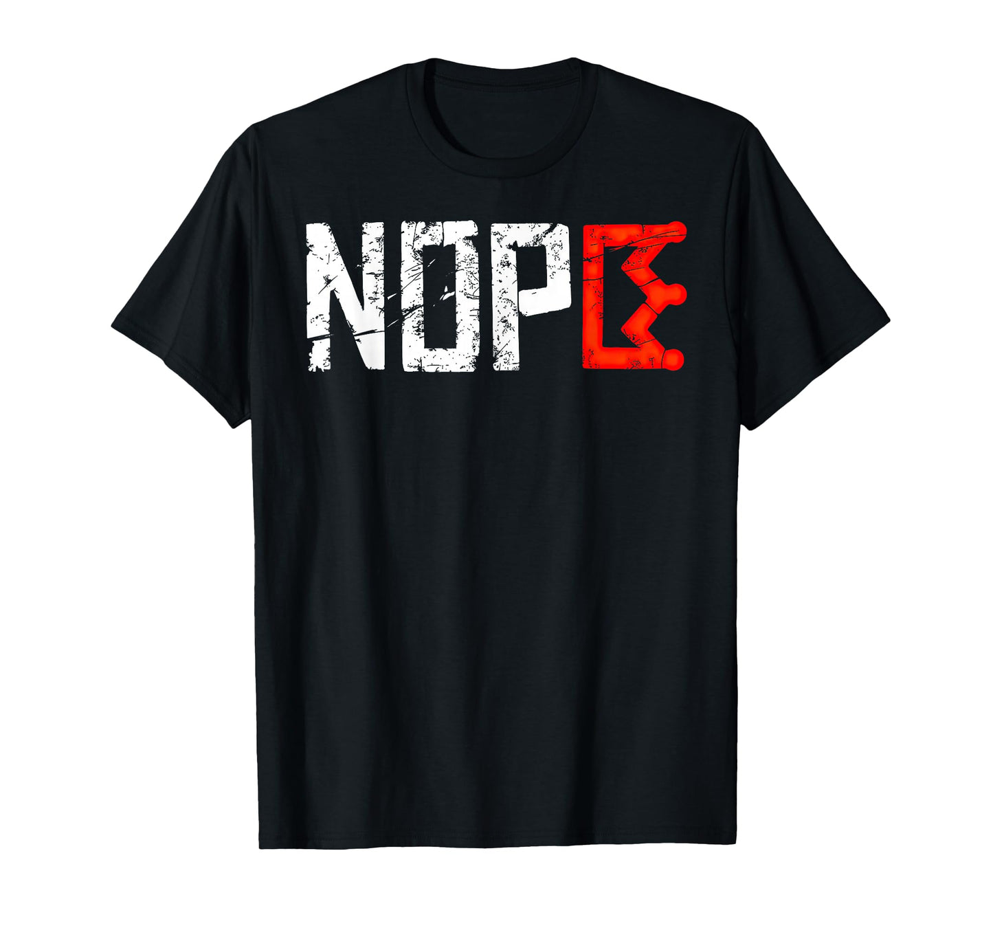 No Kings Nope Protest Sign Horizontal T-Shirt