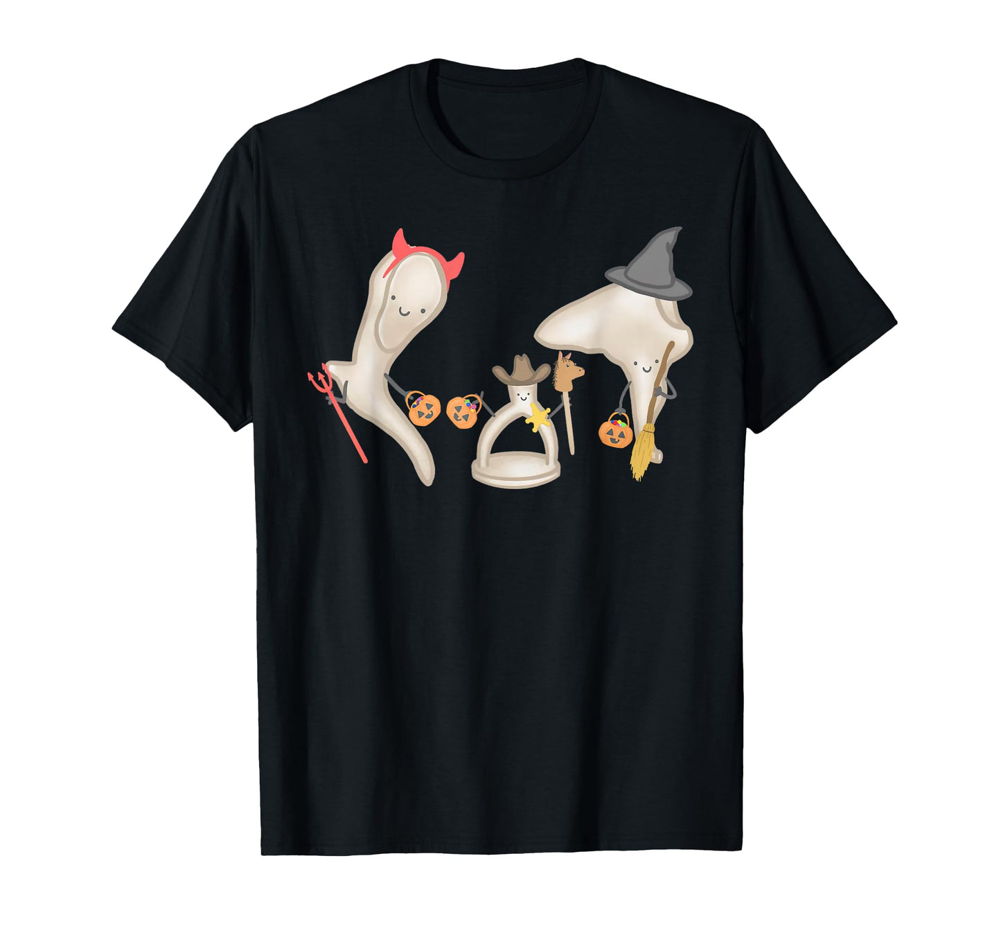 Halloween Ossicle Audiology Audiologist Student ENT Nurse T-Shirt