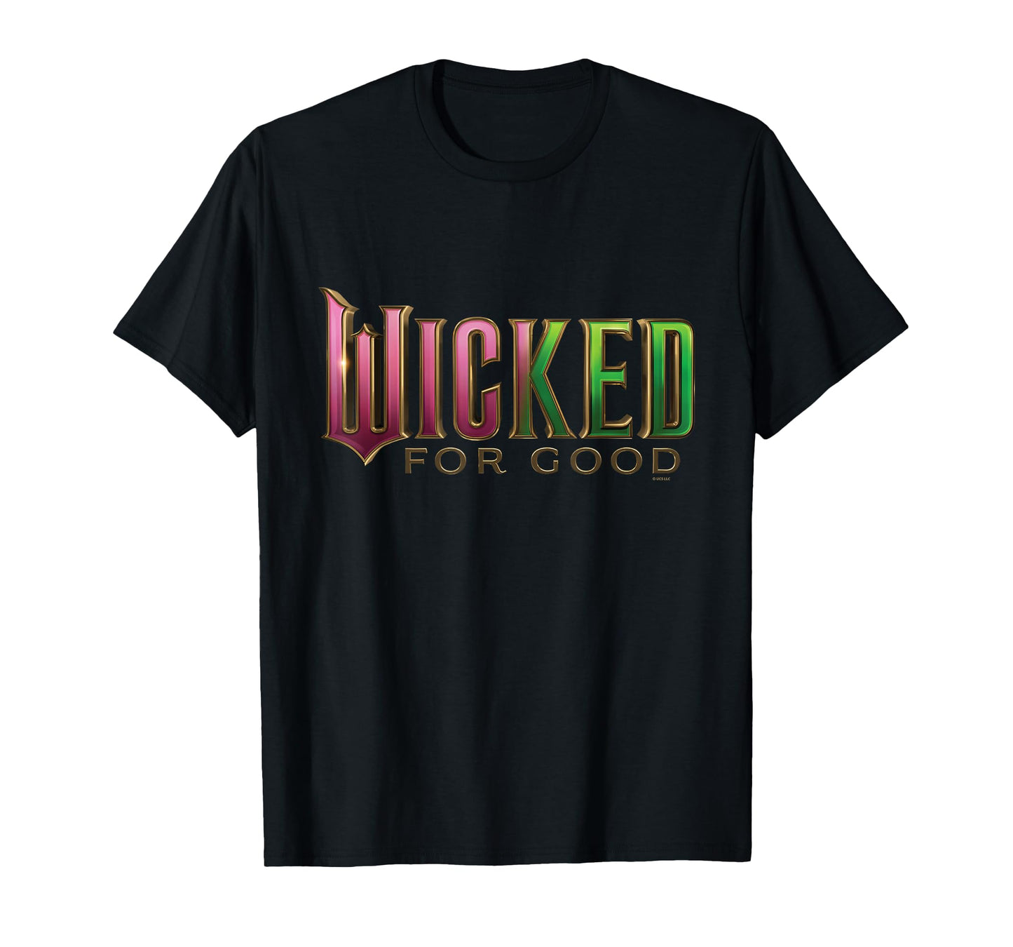 Wicked: For Good Pink To Green Logo T-Shirt