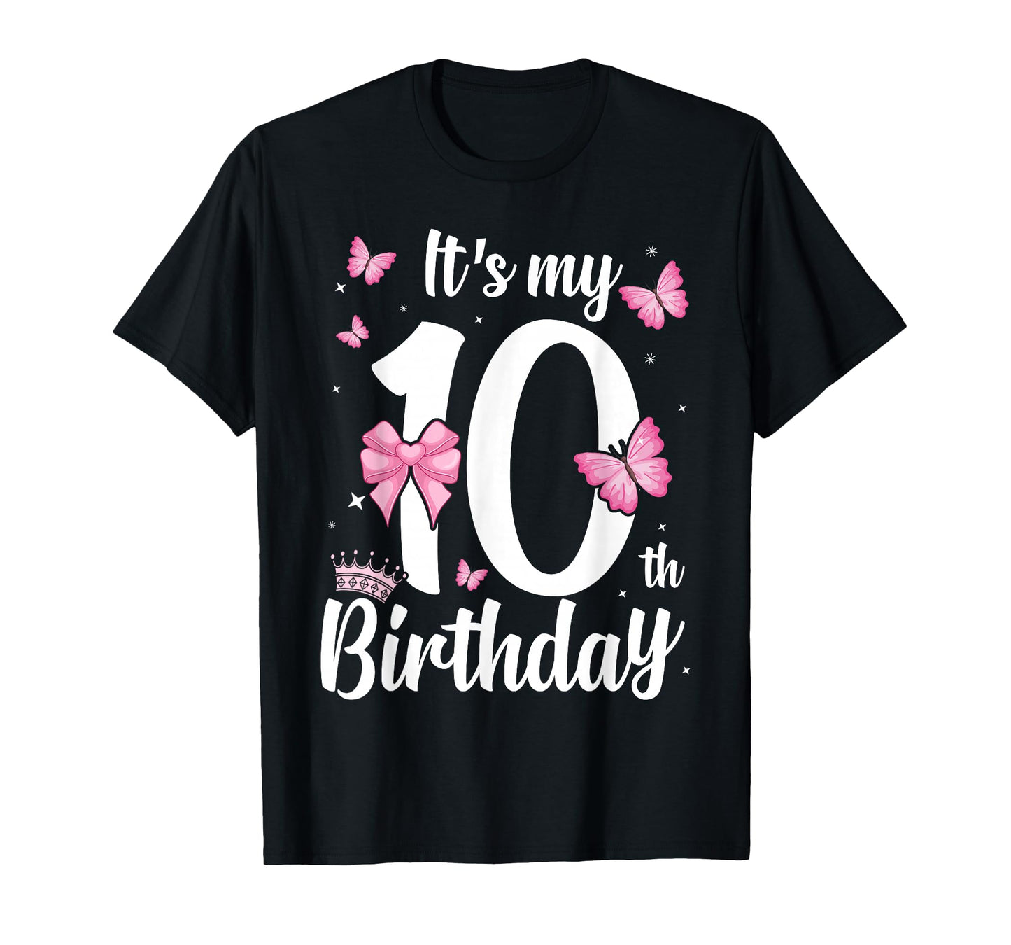 10th Coquette Themed Birthday 10 Year Old Girl Coquette Bow T-Shirt