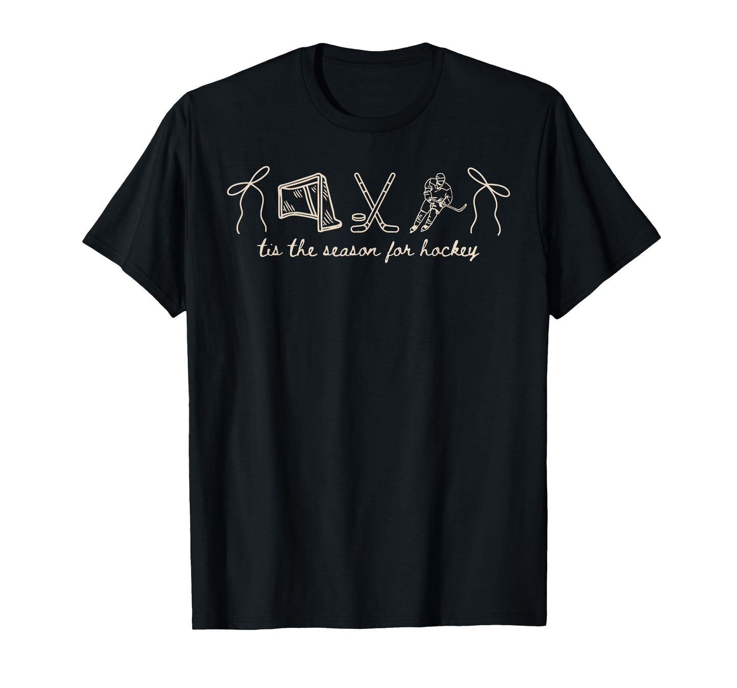 Tis The Season for Hockey Game Day Sports Lover T-Shirt