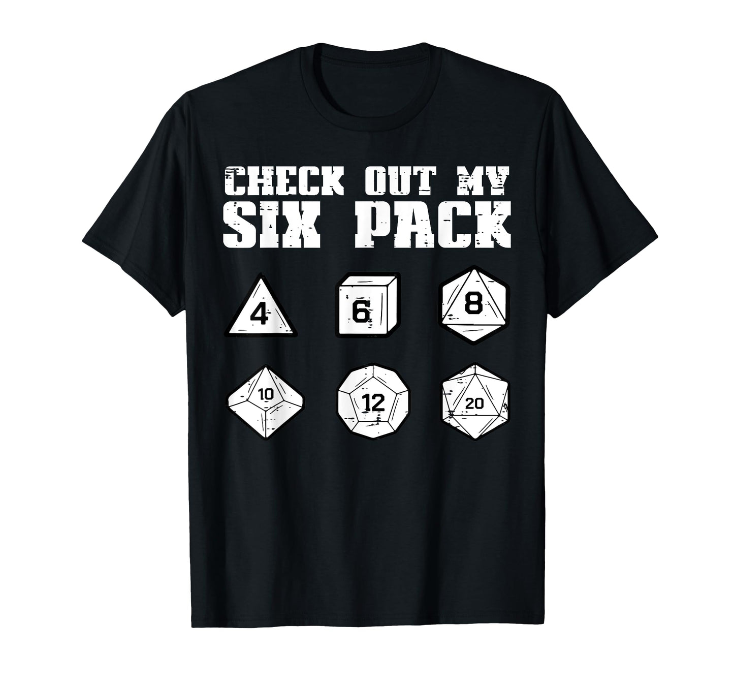 RPG Check Out My 6 Pack Funny Gamer Men Boys T-Shirt