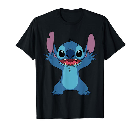 Disney Lilo & Stitch Stitch Front and Back 2-Sided T-Shirt