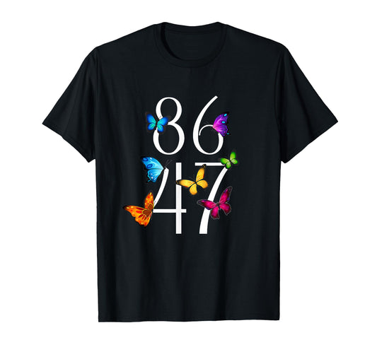 8647 anti Trump 86 47 Floral Mens Womens T-Shirt