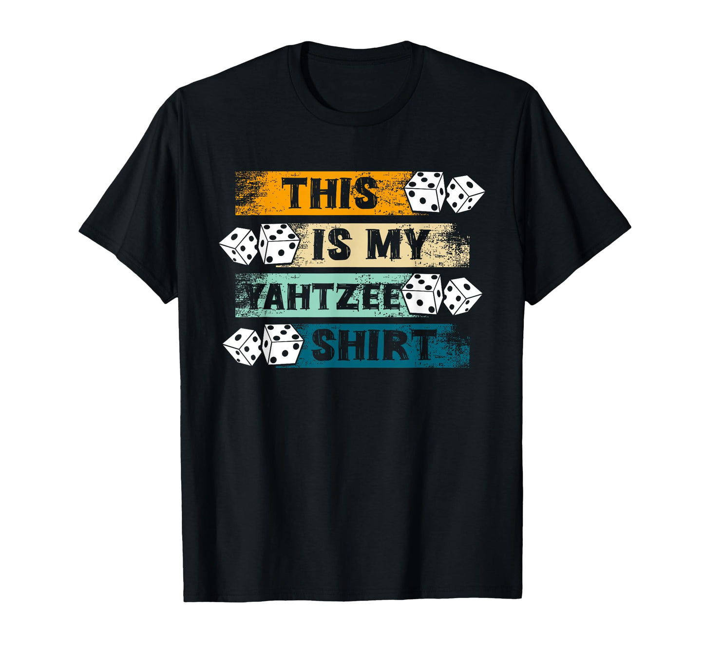 This Is My Yahtzee Shirt Dice Game Night T-Shirt