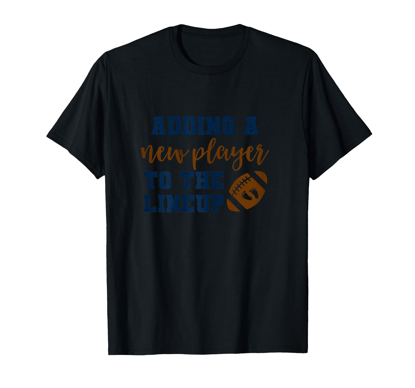 Womens Football Pregnancy Announcement Shirt Fall Baby Reveal T-Shirt