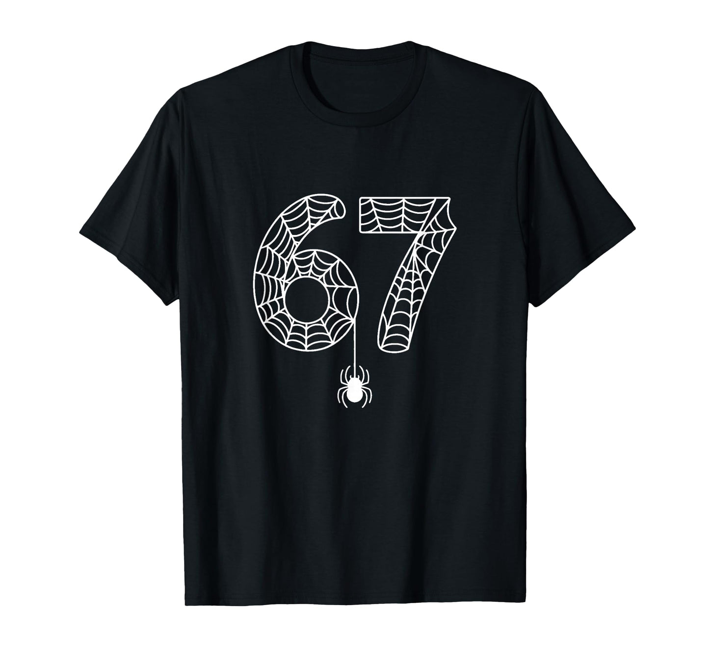 Halloween 67 Costume Shirt Halloween 6 7 Spider Web T-Shirt