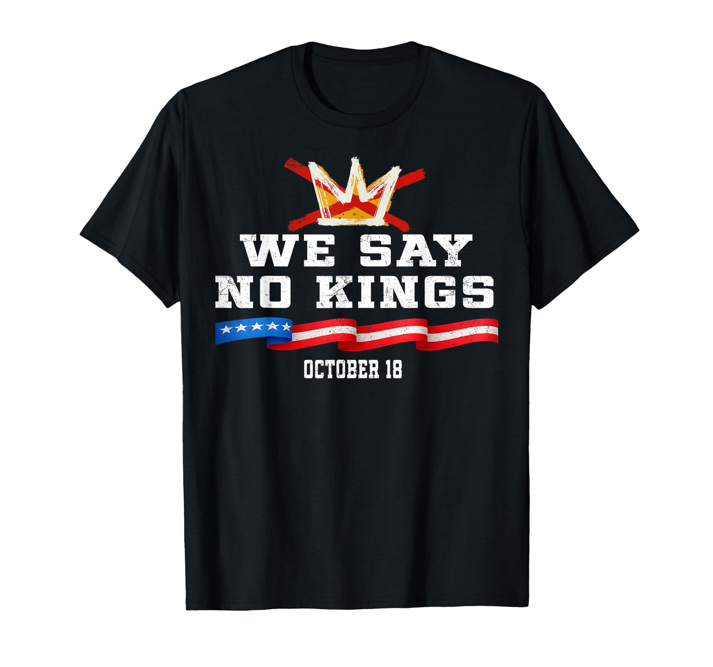 No Kings Day Patriotic No Kings 2025 T-Shirt