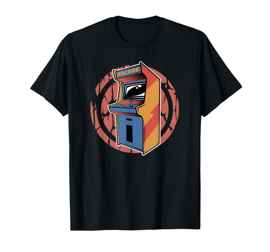 Arcade Video Game Machine TShirt | 80s Retro Gaming Shirt T-Shirt
