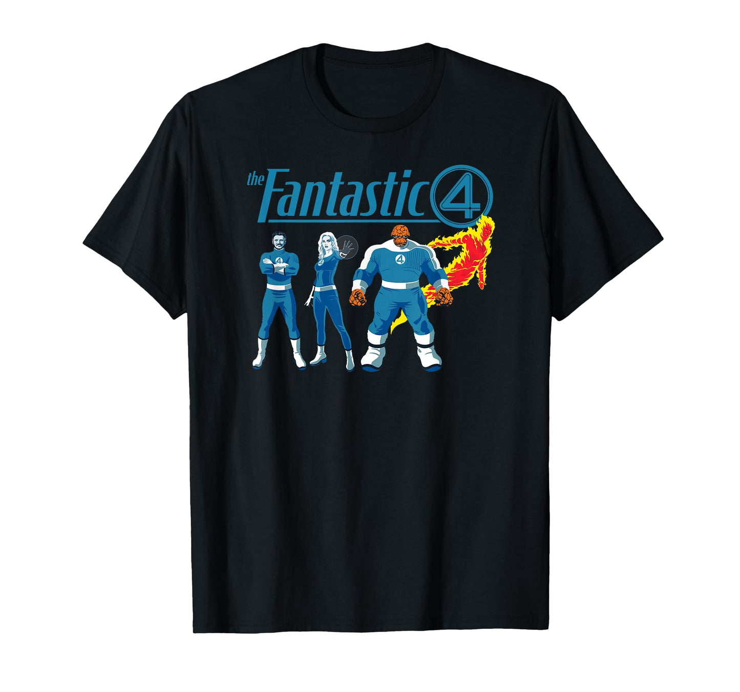 Marvel Studios The Fantastic Four: First Steps Team Together T-Shirt