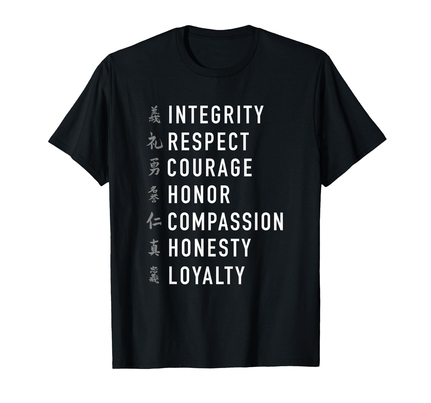 The Samurai Way Bushido Code T-Shirt