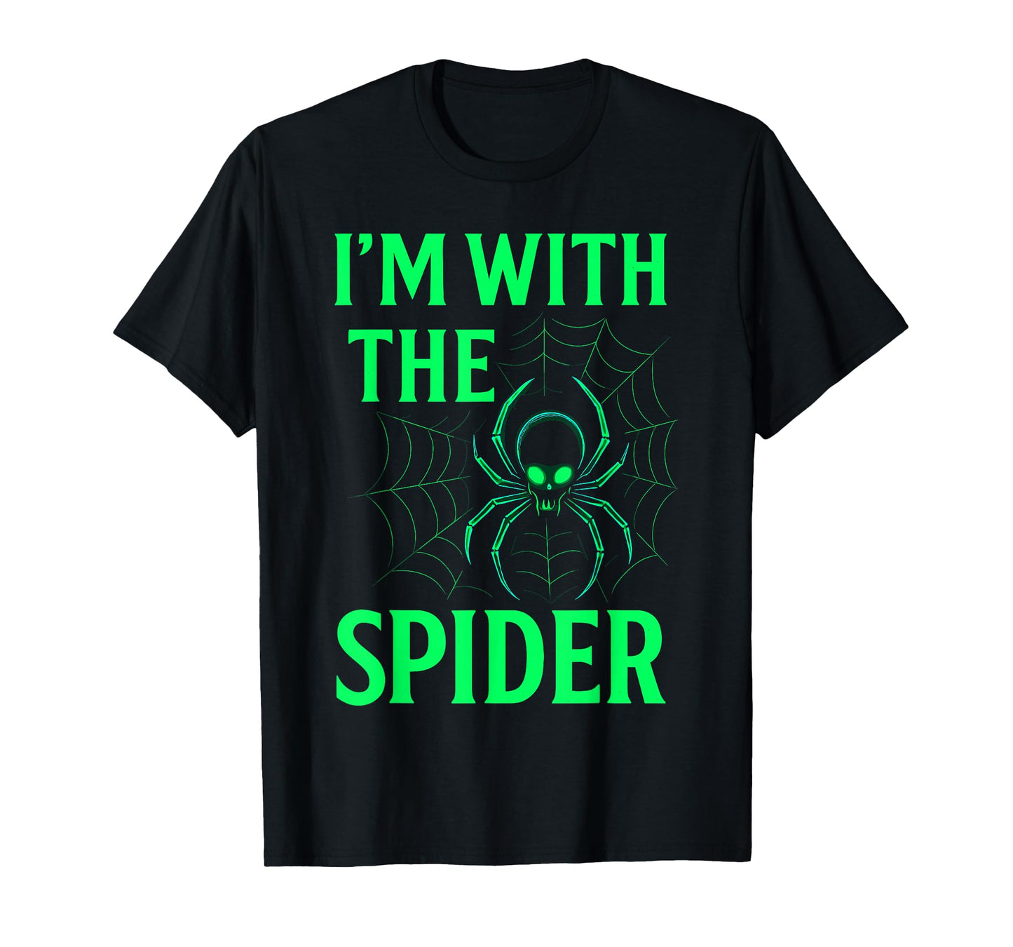 I’m with The Spider Shirt, Funny Halloween Costume T-Shirt