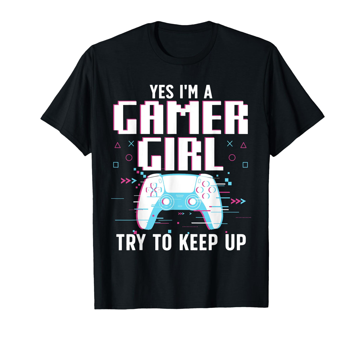 Cool Gamer Girl For Women Girls Kids Gaming Video Game Nerd T-Shirt