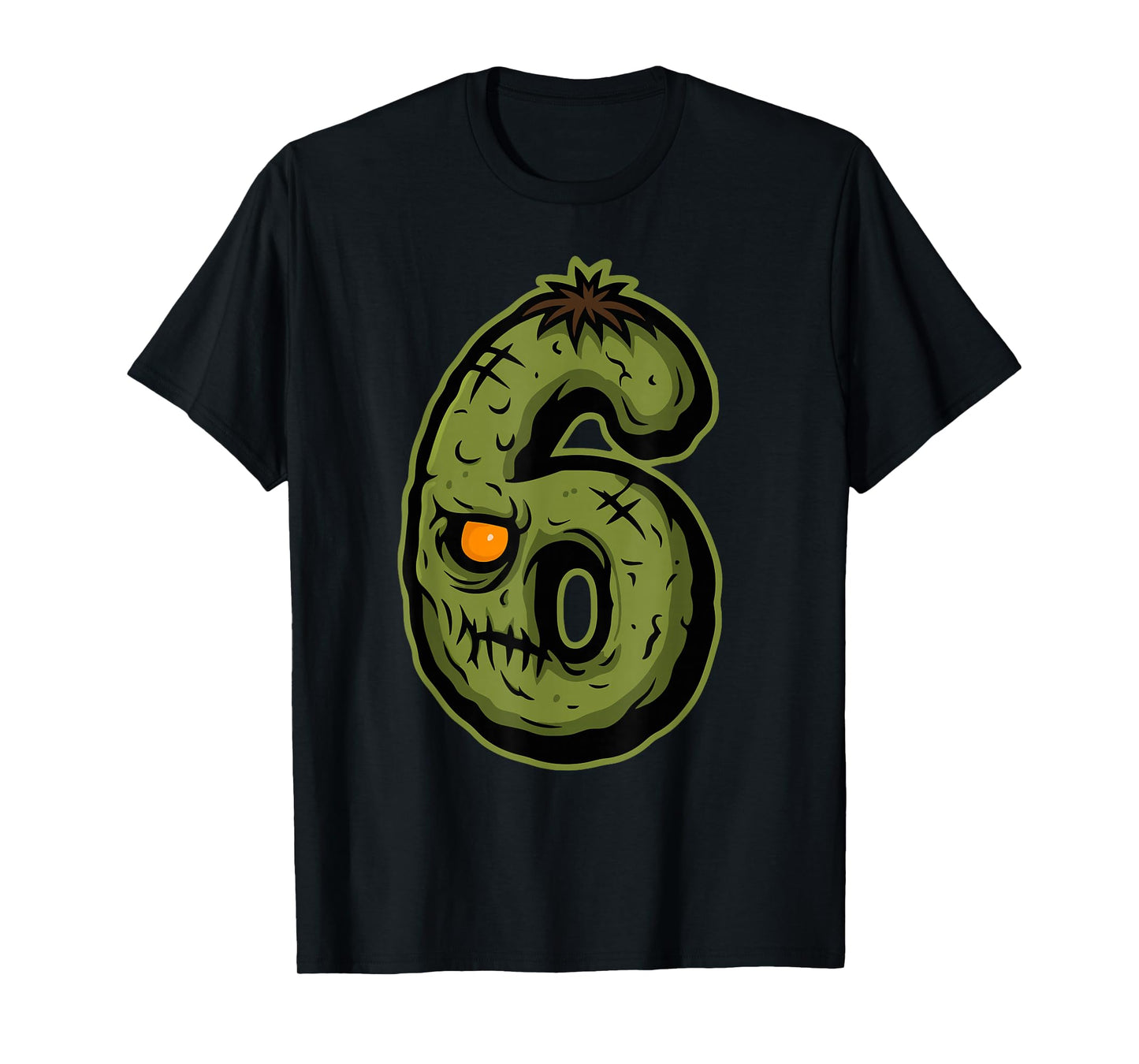 Couple Halloween Costume Duo Costume 6 7 Zombie Number 7 T-Shirt