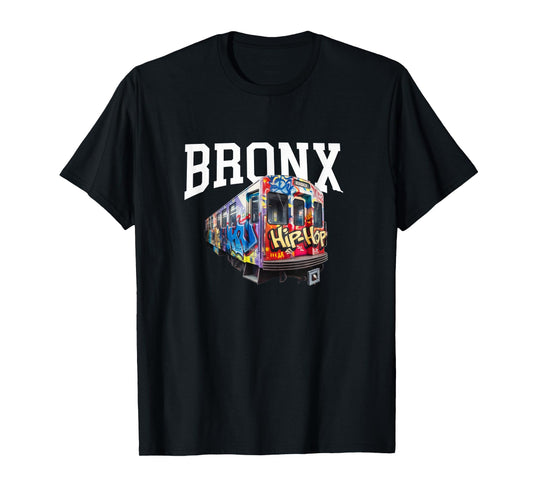50 Years of Hip-Hop Bronx Subway Graffiti 50th Anniversary T-Shirt