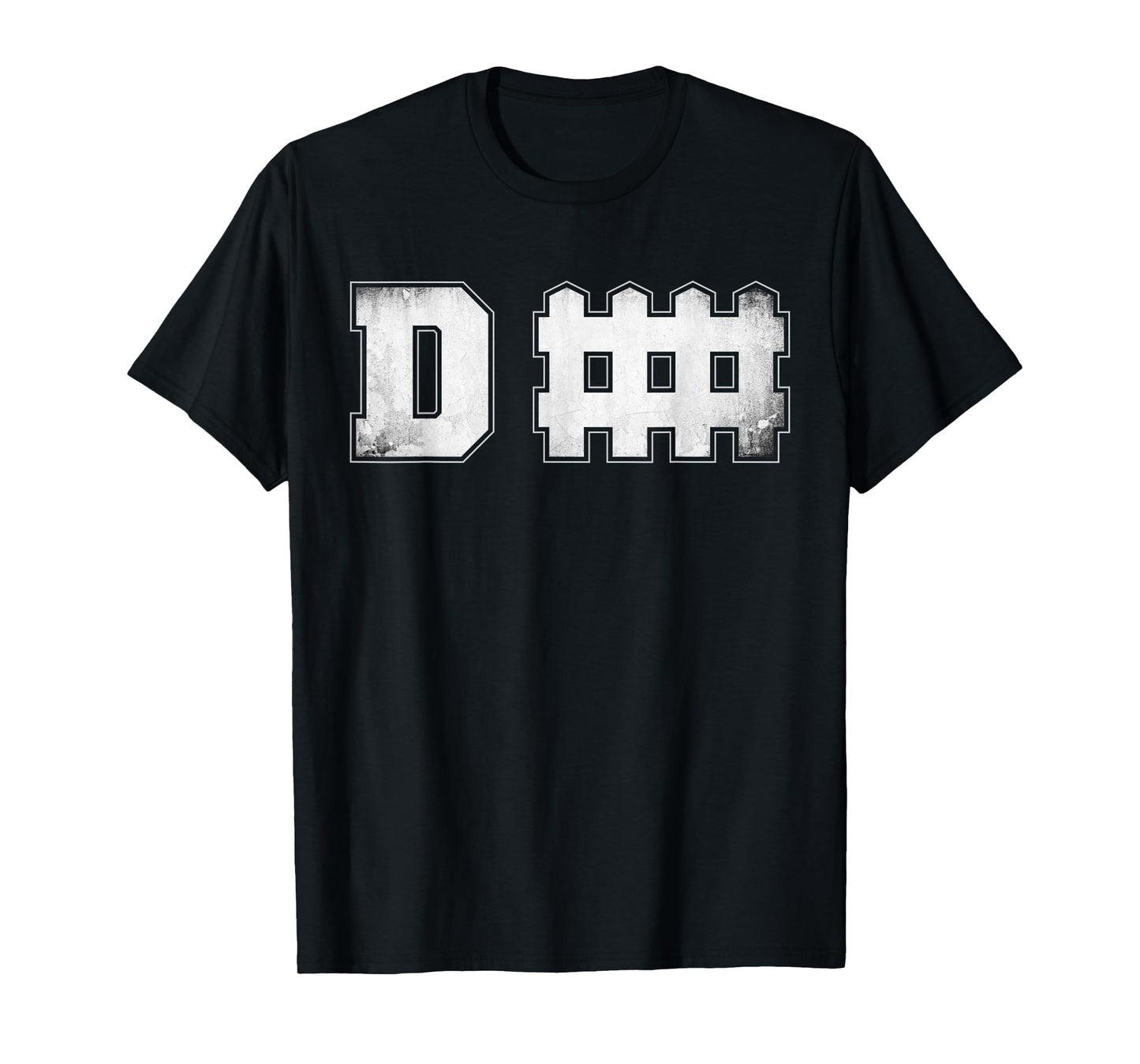 D fence Funny Defense Football T-Shirt