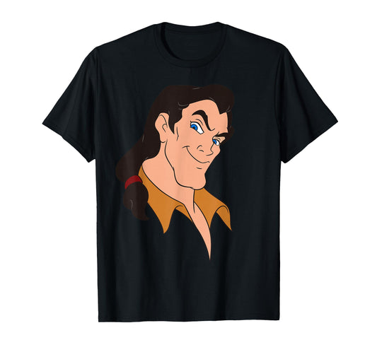 Disney Villains Gaston Beauty and the Beast Big Face Costume T-Shirt