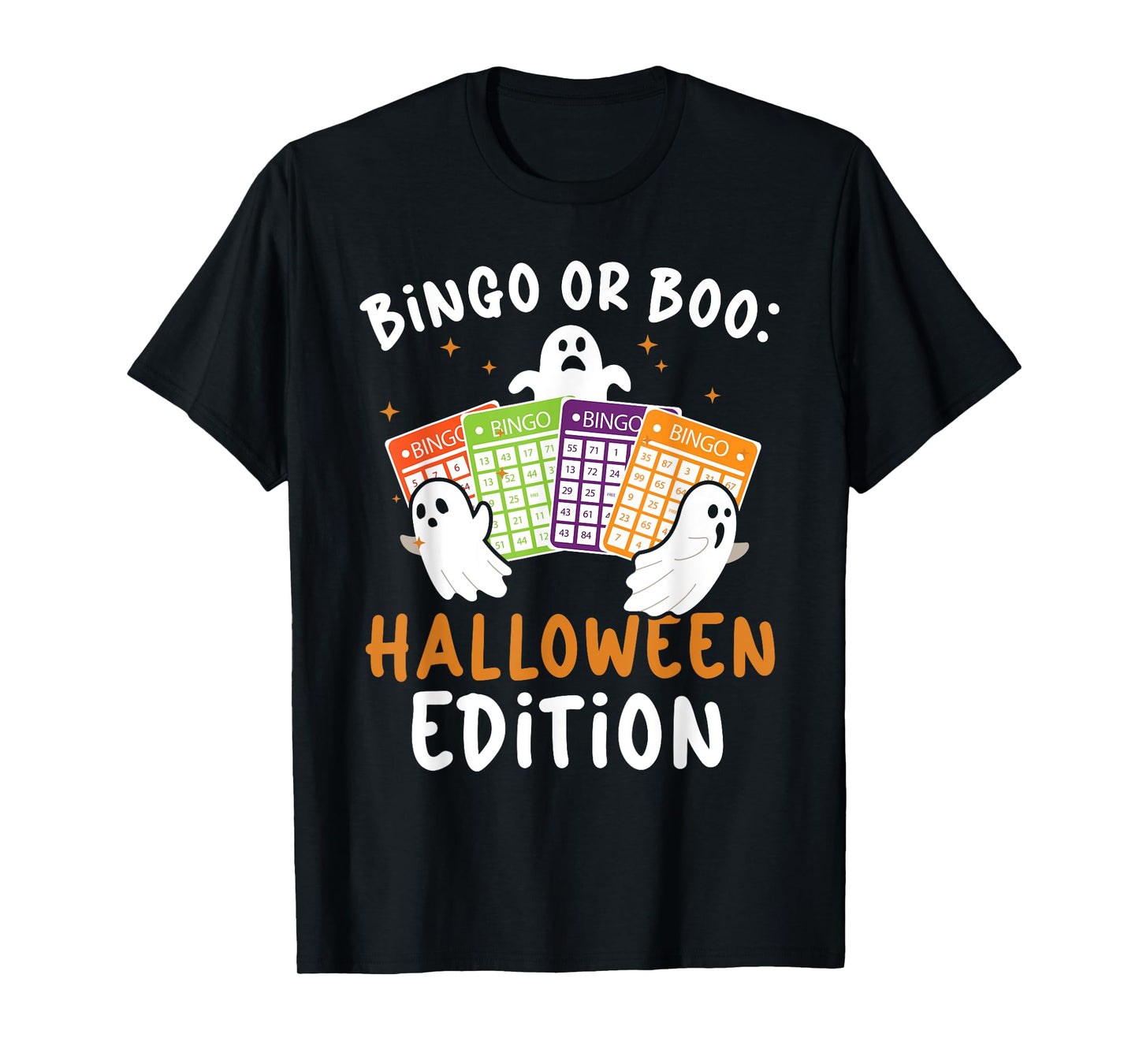 Bingo Halloween Trick Or Treat Bingo Player Bingo Caller T-Shirt