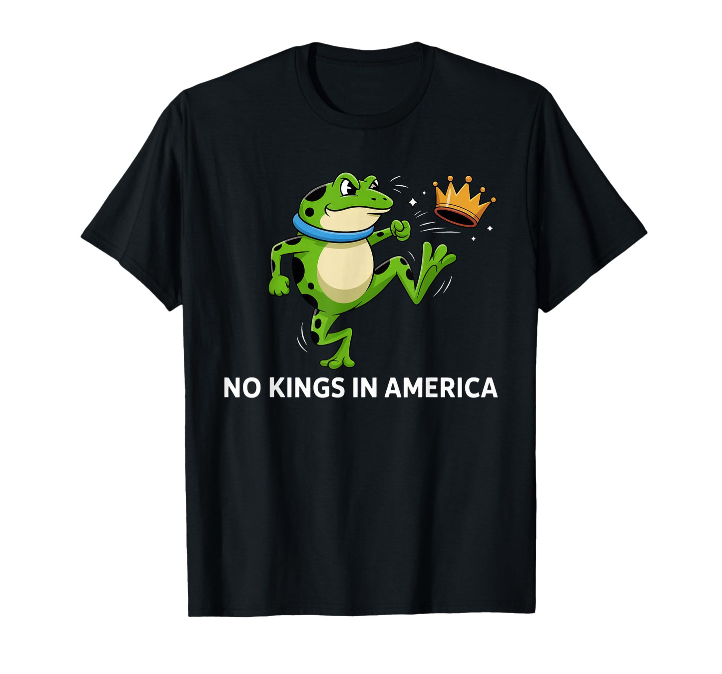 Frog No Kings in America We The People Political T-Shirt