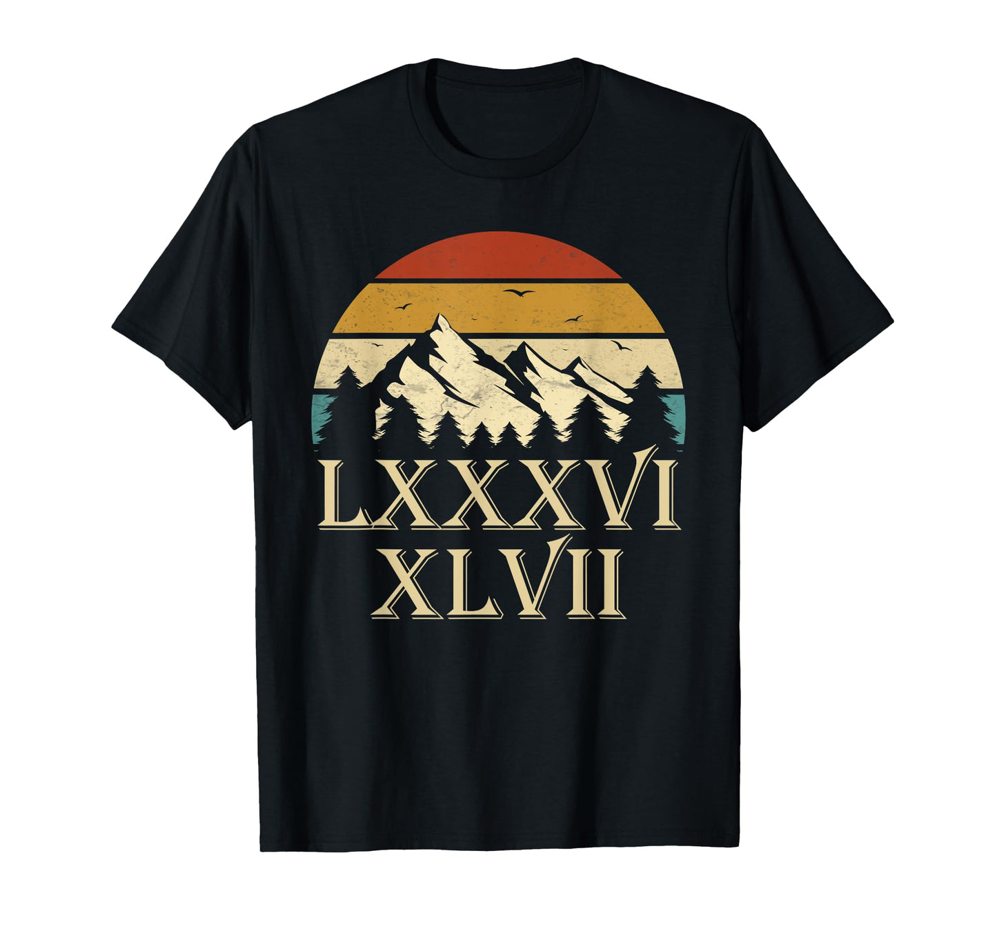86 47 Roman Numerals LXXXVI XLVII 8647 T-Shirt
