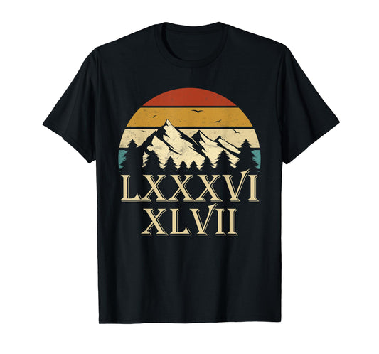 86 47 Roman Numerals LXXXVI XLVII 8647 T-Shirt