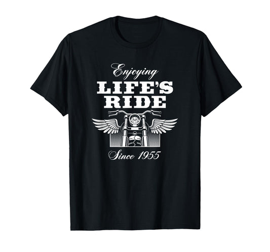 70 Year Old Motorcyclist 70th Birthday Motorcycle T-Shirt