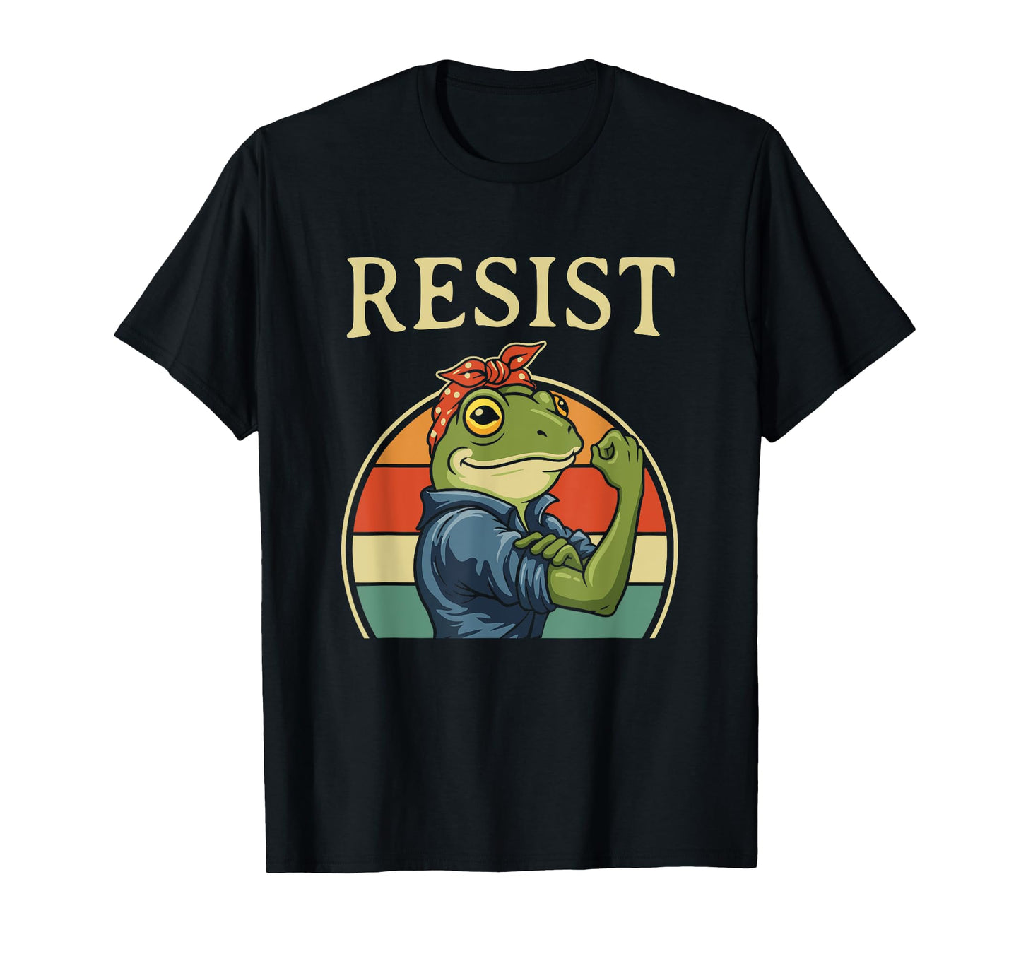 Funny Frogs Resist Frogs Protest Against Tariffs T-Shirt