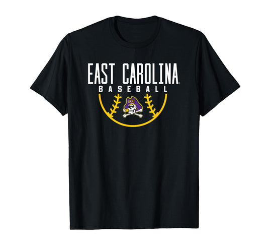 East Carolina University ECU Pirates Baseball Arch T-Shirt